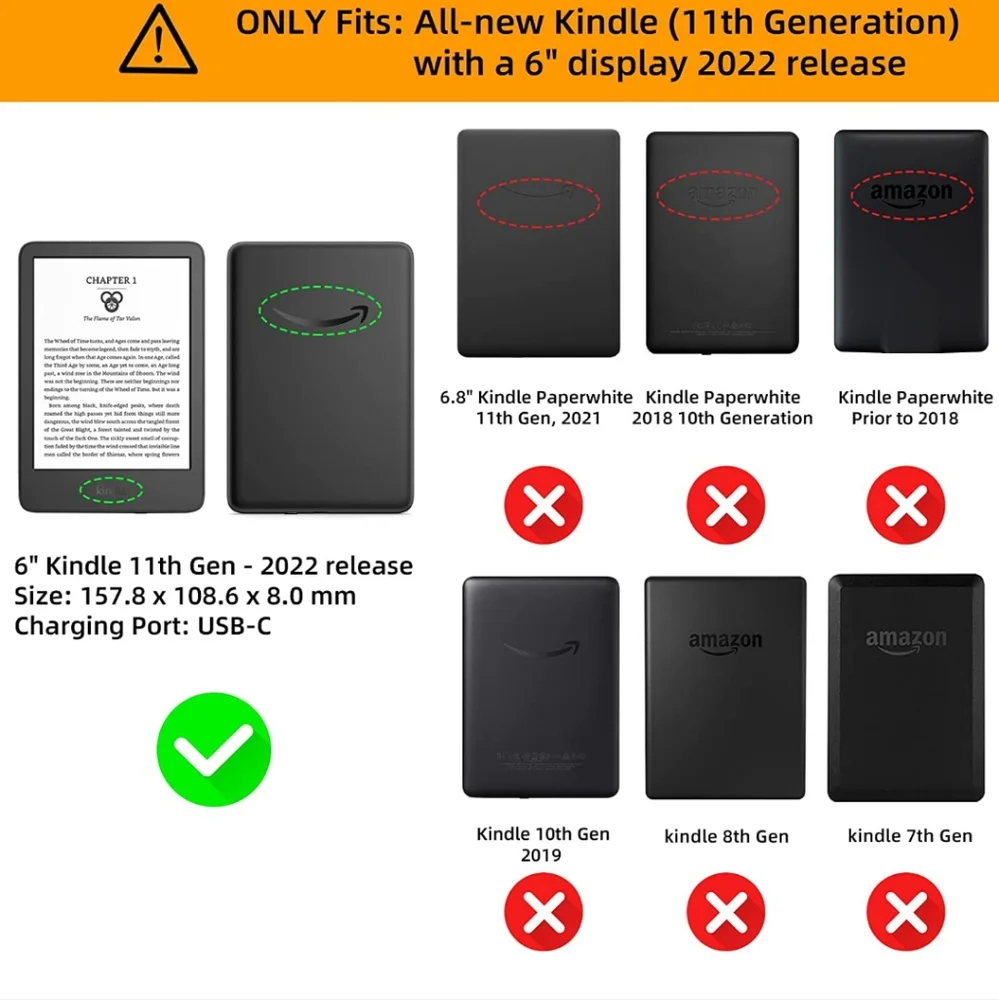 WALNEW Kindle New Case (2022)